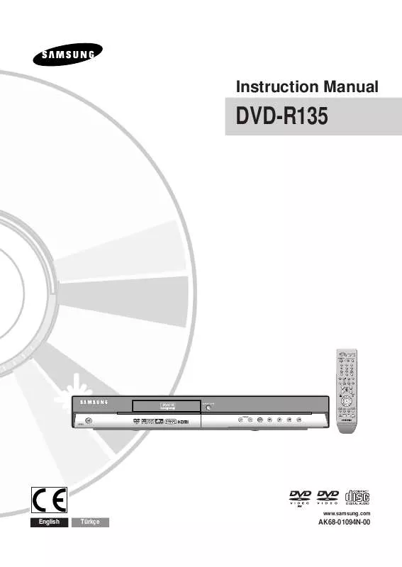 Mode d'emploi SAMSUNG DVD-R135/AND