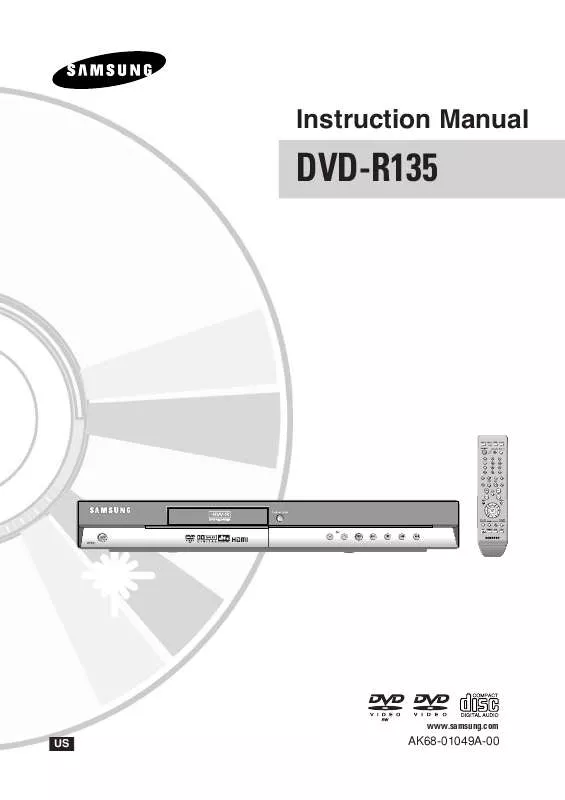 Mode d'emploi SAMSUNG DVD-R135A