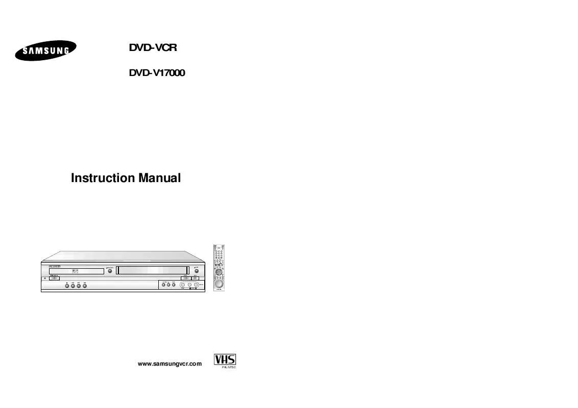 Mode d'emploi SAMSUNG DVD-V17000