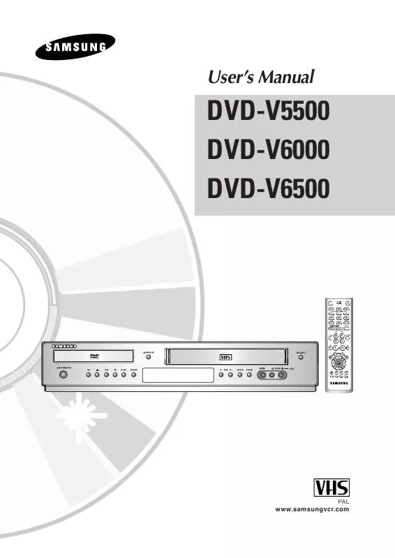 Mode d'emploi SAMSUNG DVD-V5500