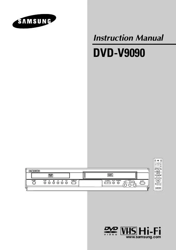 Mode d'emploi SAMSUNG DVD-V9090