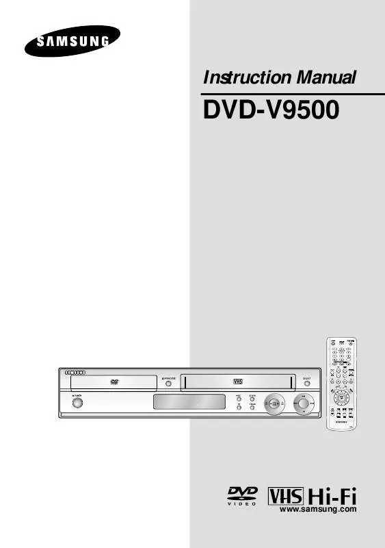 Mode d'emploi SAMSUNG DVD-V9500