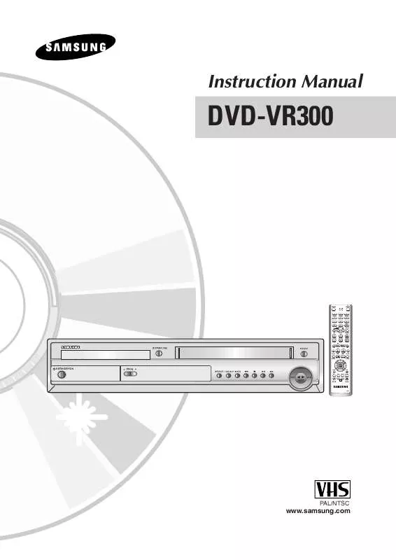 Mode d'emploi SAMSUNG DVD-VR300