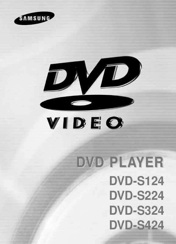 Mode d'emploi SAMSUNG DVD-S124