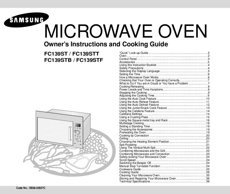 Mode d'emploi SAMSUNG FC-139STF