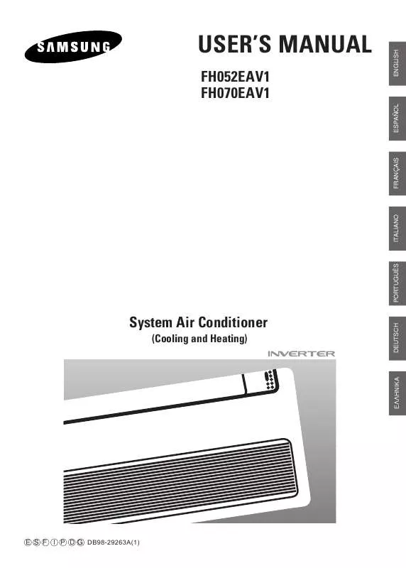 Mode d'emploi SAMSUNG FH052EAV1