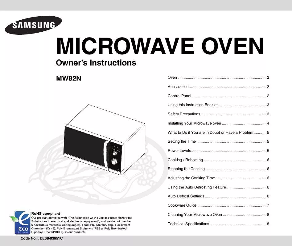 Mode d'emploi SAMSUNG FW313T001