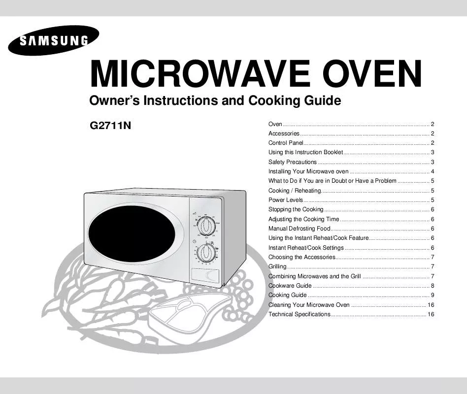 Mode d'emploi SAMSUNG G2711N