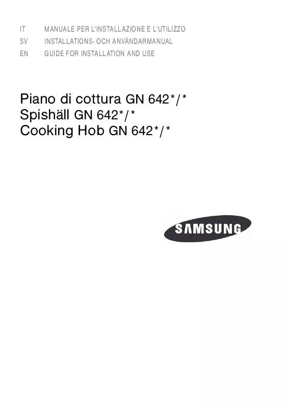 Mode d'emploi SAMSUNG GN642BFX