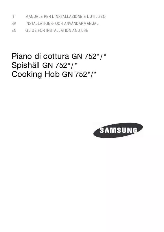 Mode d'emploi SAMSUNG GN752CFX