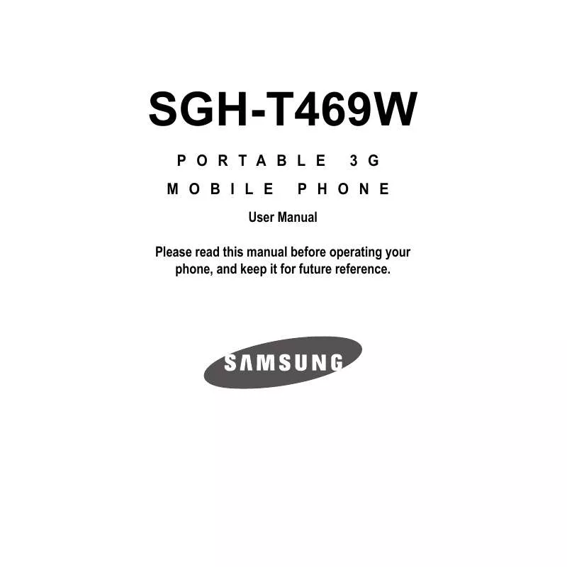 Mode d'emploi SAMSUNG GRAVITYâ„¢ 2 (SGH-T469)