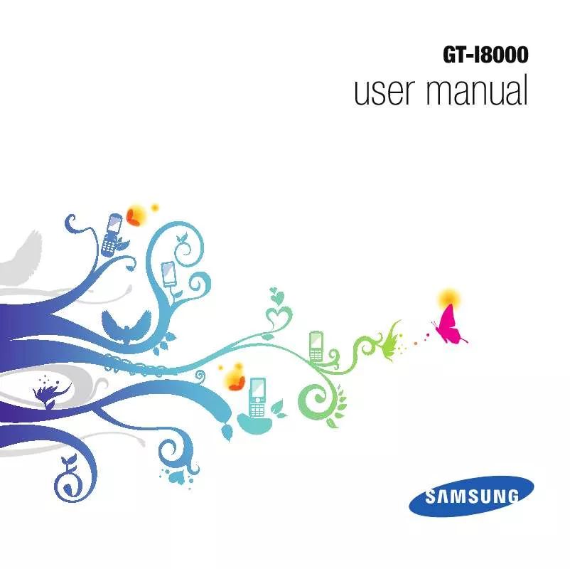 Mode d'emploi SAMSUNG GT-I8000