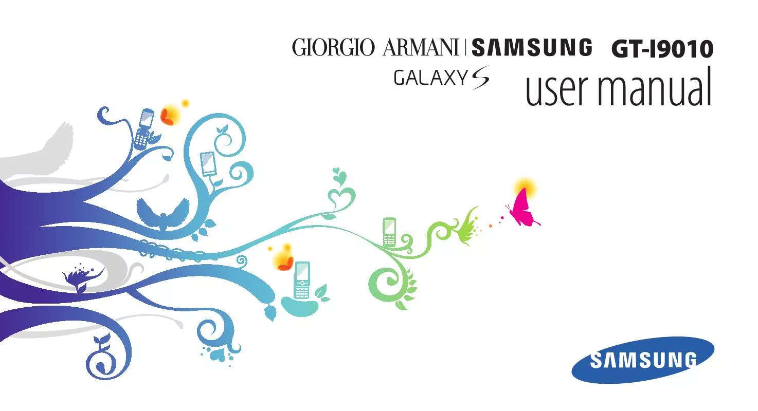 Mode d'emploi SAMSUNG GT-I9010