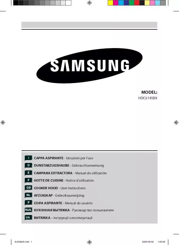 Mode d'emploi SAMSUNG HDC6145BX