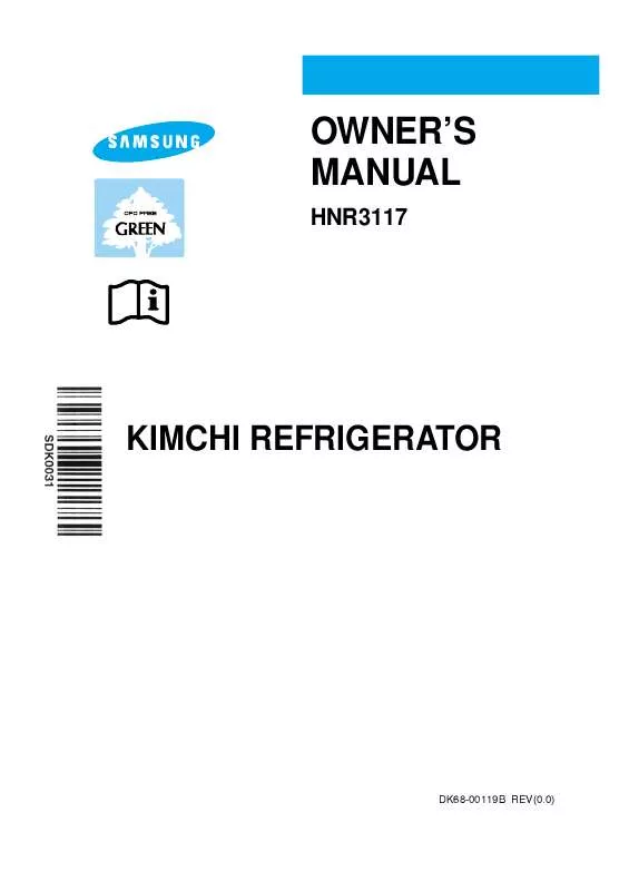 Mode d'emploi SAMSUNG HNR3117L