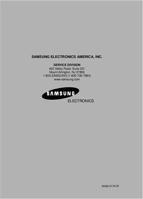 Mode d'emploi SAMSUNG HT-AS601