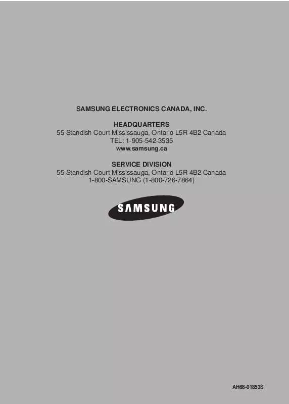 Mode d'emploi SAMSUNG HT-AS610T/XAC