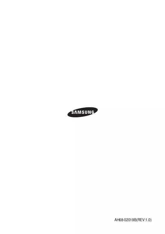 Mode d'emploi SAMSUNG HT-BD2R