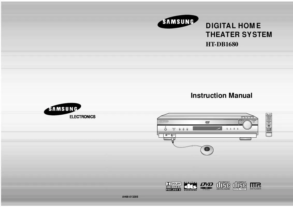 Mode d'emploi SAMSUNG HT-DB1680