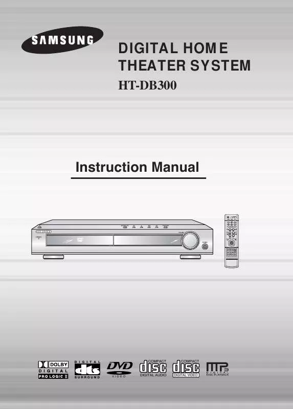 Mode d'emploi SAMSUNG HT-DB300