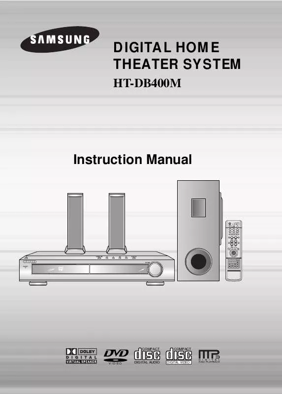 Mode d'emploi SAMSUNG HT-DB400