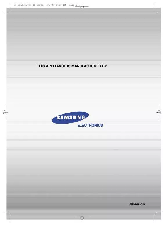 Mode d'emploi SAMSUNG HT-DB760T