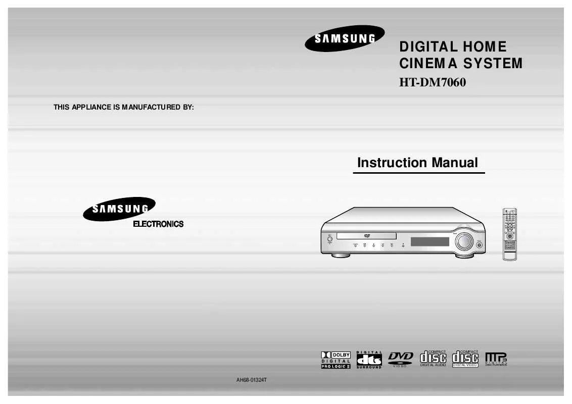 Mode d'emploi SAMSUNG HT-DM150N