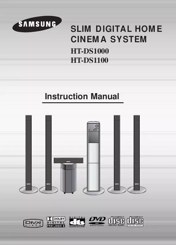 Mode d'emploi SAMSUNG HT-DS1000