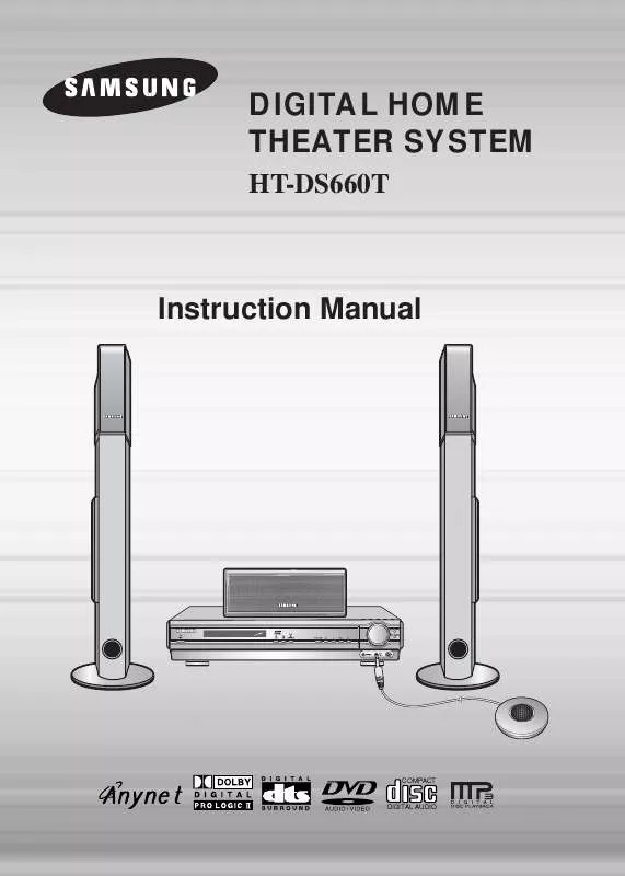 Mode d'emploi SAMSUNG HT-DS660T