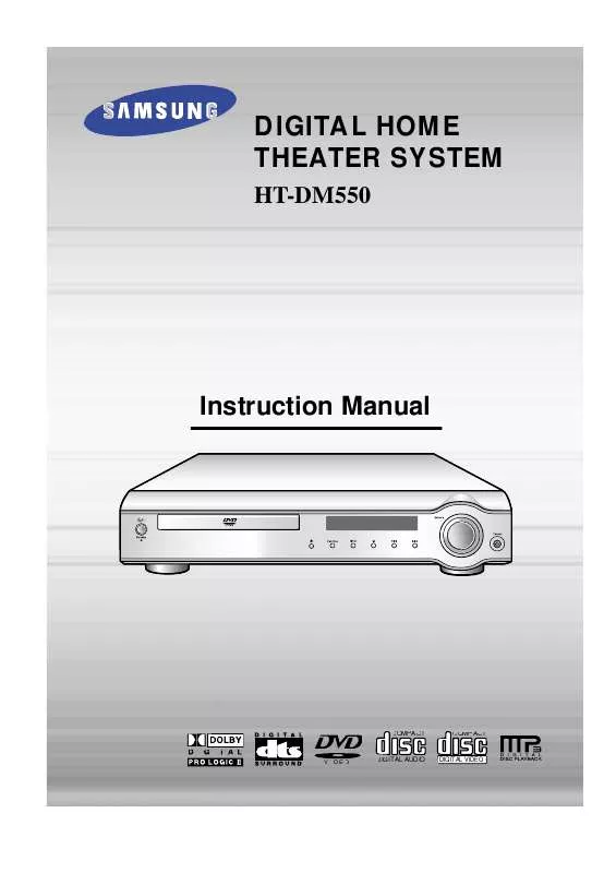 Mode d'emploi SAMSUNG HT-DM550