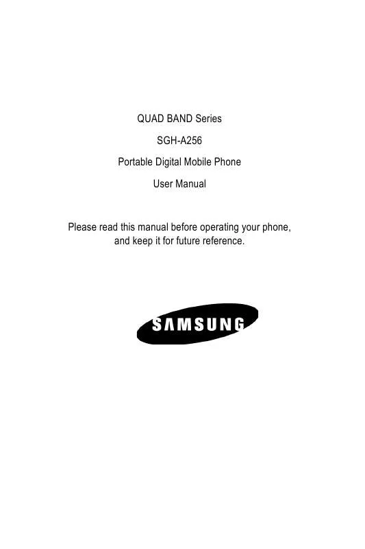 Mode d'emploi SAMSUNG HYPE (SGH-A256)