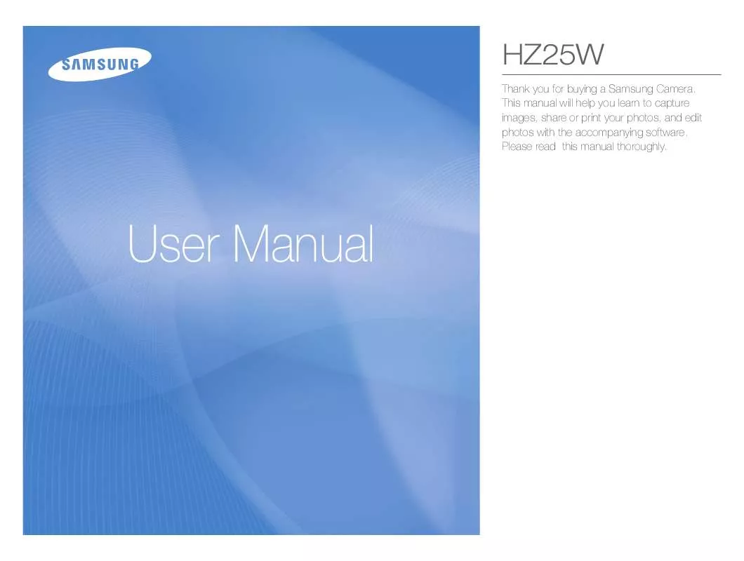 Mode d'emploi SAMSUNG HZ25W