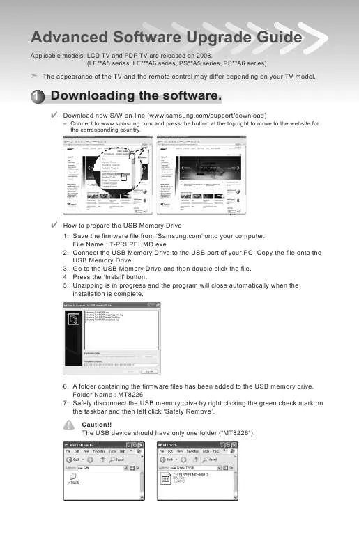 Mode d'emploi SAMSUNG LE32A650A1H