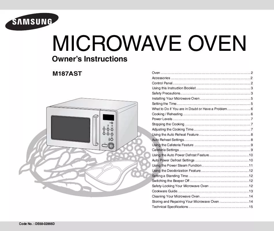 Mode d'emploi SAMSUNG M-187AST