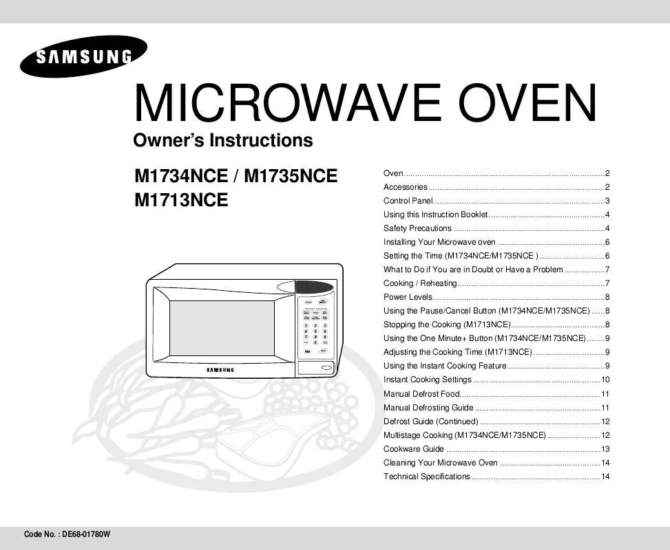 Mode d'emploi SAMSUNG M1713N