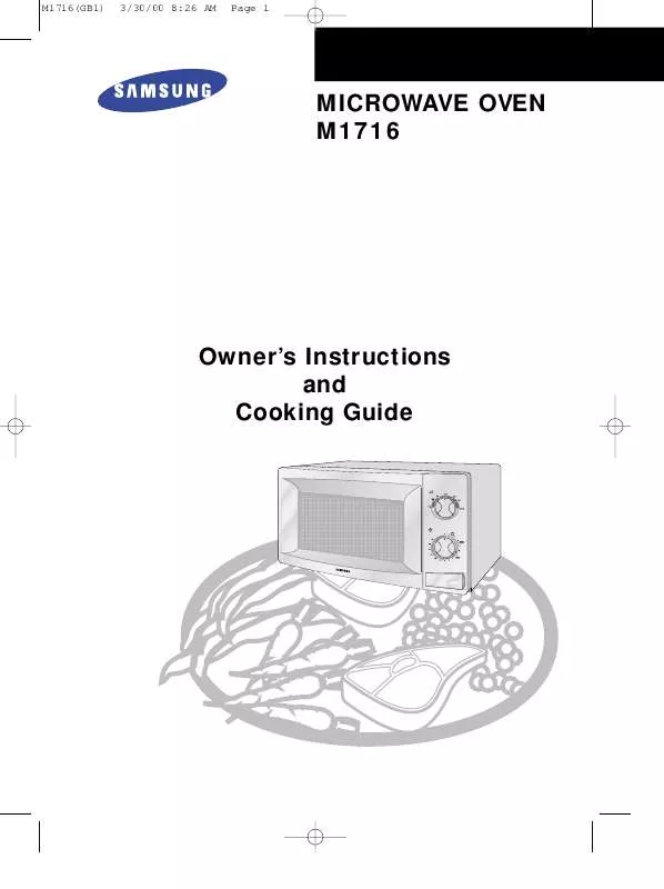 Mode d'emploi SAMSUNG M1716