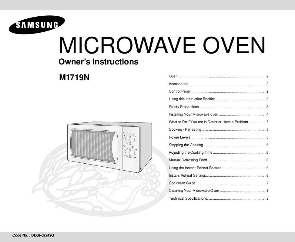 Mode d'emploi SAMSUNG M1719N