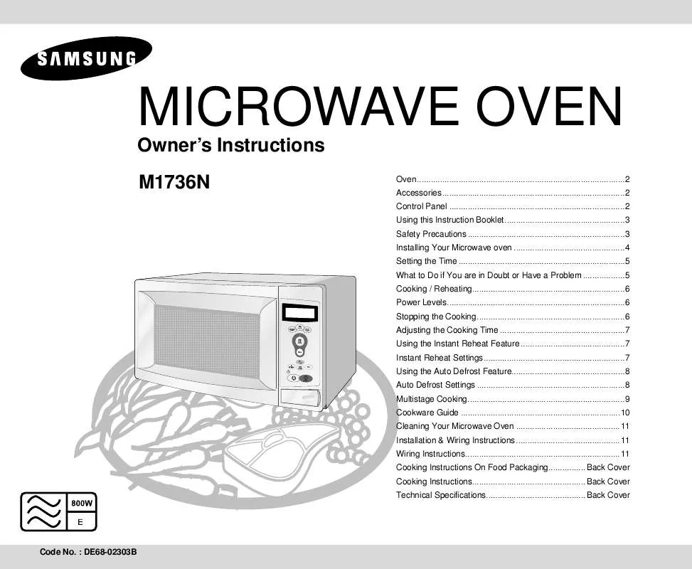 Mode d'emploi SAMSUNG M1736N