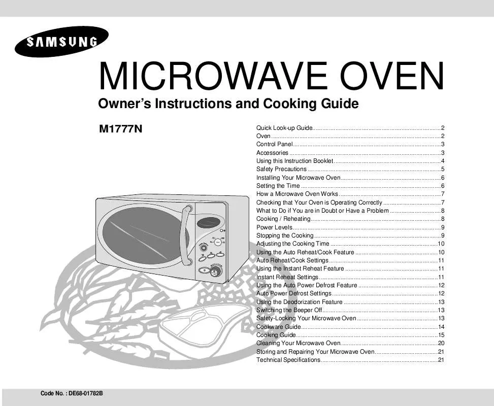 Mode d'emploi SAMSUNG M1777N