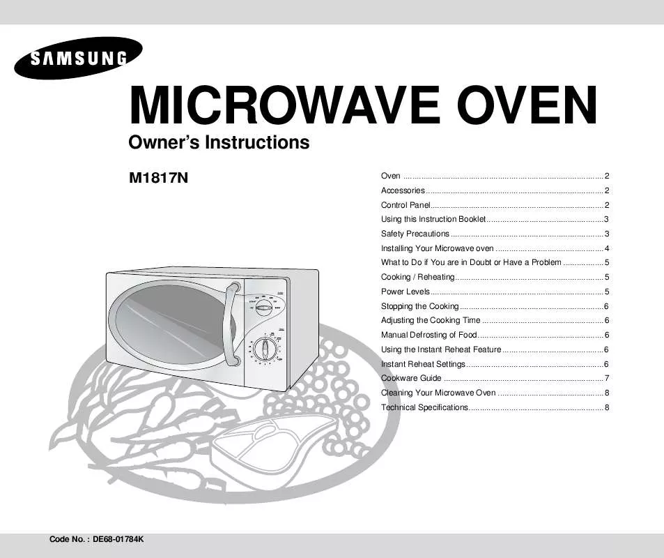 Mode d'emploi SAMSUNG M1817N