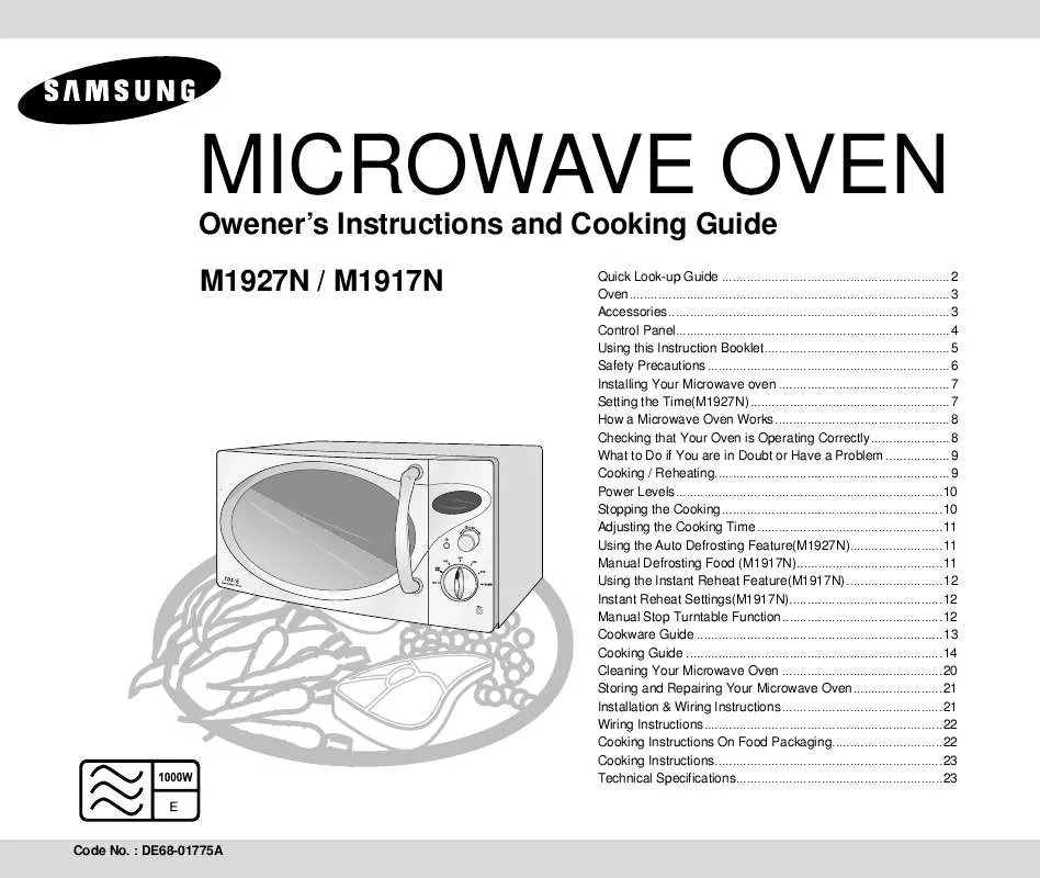 Mode d'emploi SAMSUNG M1927N