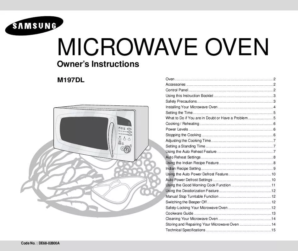 Mode d'emploi SAMSUNG M197DL