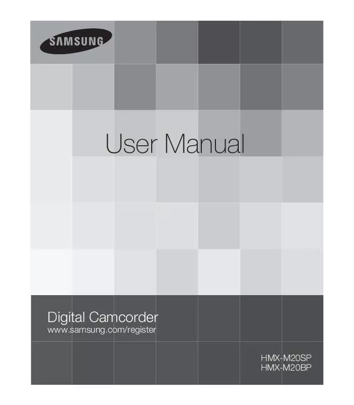 Mode d'emploi SAMSUNG M20