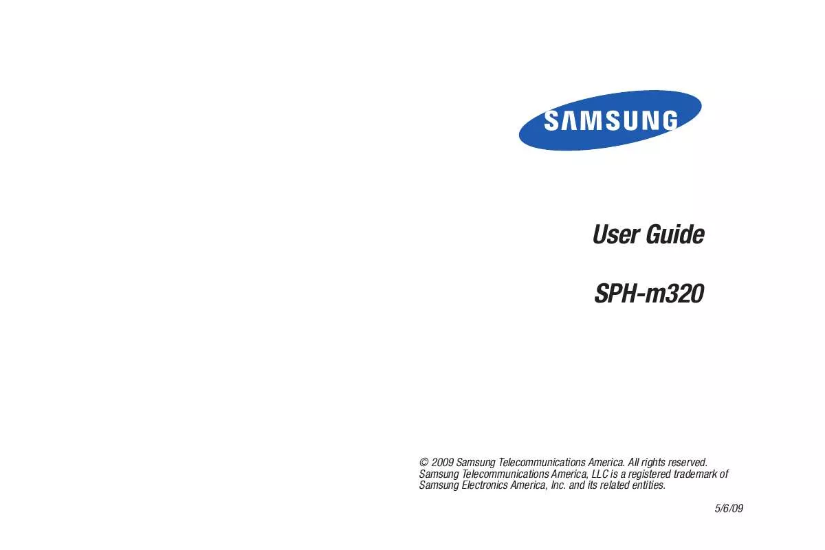 Mode d'emploi SAMSUNG M320