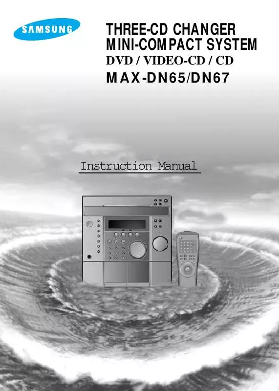 Mode d'emploi SAMSUNG MAX-DN65