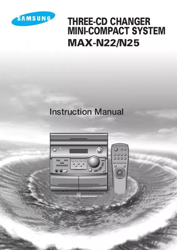 Mode d'emploi SAMSUNG MAX-N22