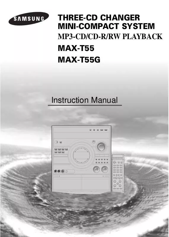 Mode d'emploi SAMSUNG MAX-T55