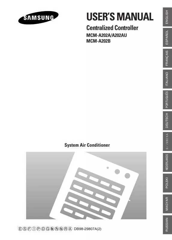 Mode d'emploi SAMSUNG MCM-A202B