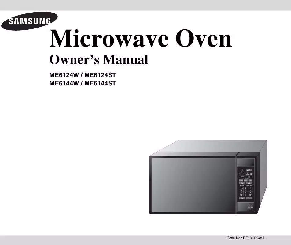 Mode d'emploi SAMSUNG ME6144W-XSA