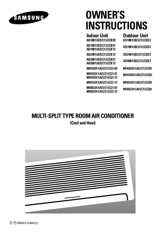 Mode d'emploi SAMSUNG MH18ZA2-09